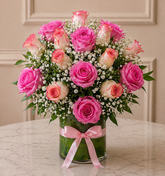 Blush Harmony Rose Arrangement