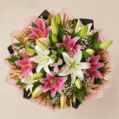 Blush Royale Lily Bouquet