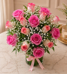 Blush Harmony Rose Arrangement