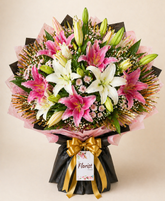 Blush Royale Lily Bouquet