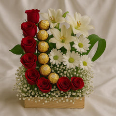 Rosy Delight & Chocolate Charm Box