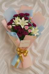 Birthday Bliss Mixed Flower Bouquet