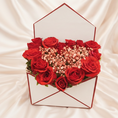 Love Letter Rose Box Arrangement