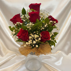 Rustic Romance Rose Arrangement
