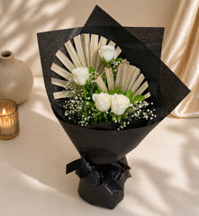 Midnight Ivory Elegance