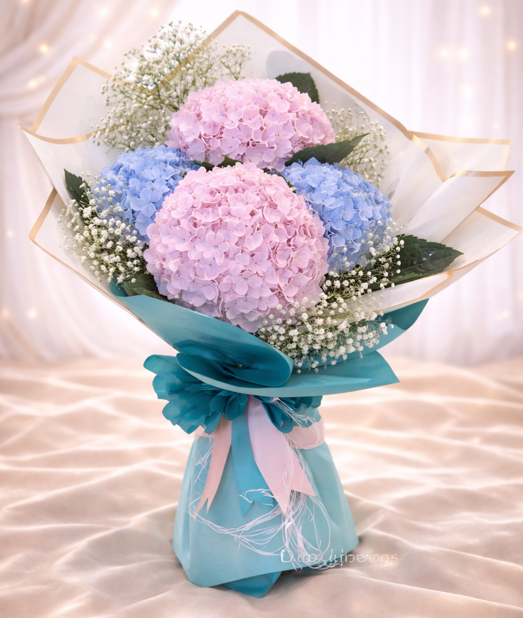 Blush Hydrangea Elegance