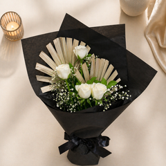 Midnight Ivory Elegance