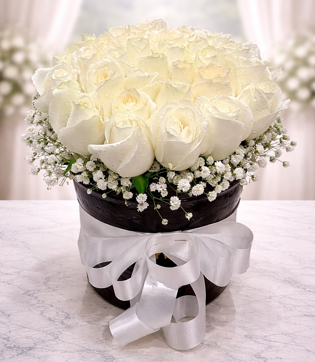 Ivory Elegance Bloom Box