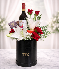 Royal Wine & Bloom Luxe Box
