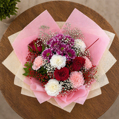Rosé Garden Charm Bouquet
